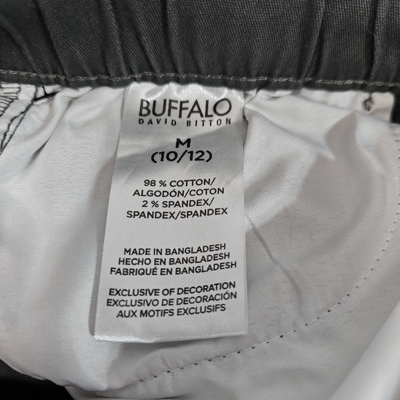 David Bitton Buffalo Boys Pants Zoltan Straight Fit Dark Gray Size M (10/12) - Picture 8 of 8